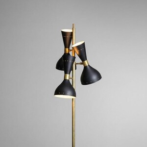 Vintage Triple Arm Floor Lamp - Etsy