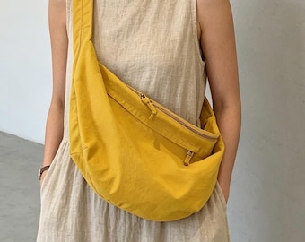 Large Crossbody Bag,Oversized Canvas Purse,Tote with Zipper, Canvas Purse,Large canvas cross body totebag,Travel Tote Bag Best Birthday Gift