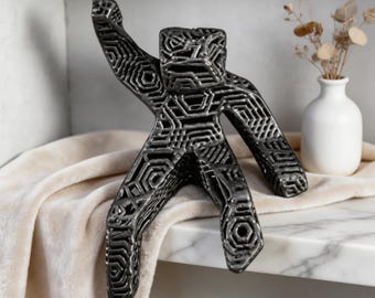 Miniatura di Grace Sculpture, ispirata al film Project Hail Mary, oggetto da collezione, stampa 3D, decorazione per libreria, regalo scientifico.