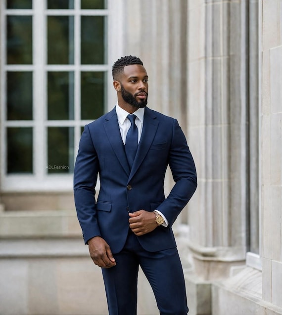 grey bridesmaid dresses with blue suits Men's Navy Suit, Slim Fit Formal Suit for Men, Wedding Suit, Business Suit, Groom Suit, Classic 2 Piece Suit, Custom Size Available gold dresses