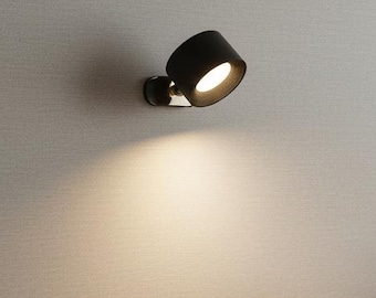 LED Wall Sconce Light Rechargeable USB Touch Control Remote Dimmable 360 degree  Rotatable Wireless Night Light Bedroom Reading Lamp