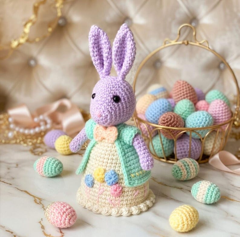 Realistic Easter Bunny Crochet Pattern PDF, Amigurumi Bunny Plush ...
