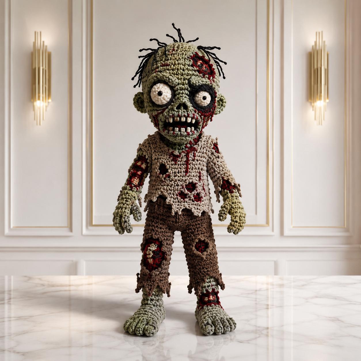 Undead Patterns Zombie Crochet Pattern PDF, Amigurumi Zombie Doll Pattern, Horror ...