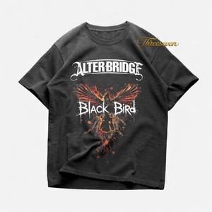 Alter Bridge T Shirt - Exclusive Design - Unisex Rock tee - Open Your Eyes - Blackbird Album - Unisex Rocker Clothing - Alter Bridge Merch