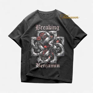 Breaking Benjamin T-shirt - Unisexkläder - Janes dagbok - Breaking Benjamin Merch - Metalmusik T-shirt
