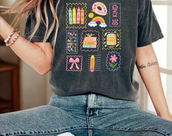 Cute Teacher Shirt, Teacher Life Tee, Back to School Shirt, Comfort Colors Tee