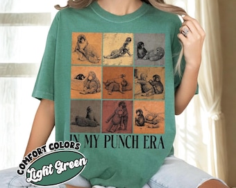 In My Punch Era Shirt,Funny Monkey Graphic Tee,Vintage Animal Lover Gift,Cute Punch Meme Shirt, Comfort Colors Tee,Unisex Sweatshirt Hoodie