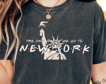 NYC Girls Trip Shirt, Matching New York Vacation Tee, Unisex Comfort T-Shirt, Bestie Travel Gift