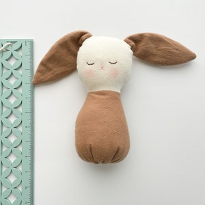 Brown bunny, bunny rag doll, lovie, baby lovie, Bunny doll, baby doll, doll, gnome doll, waldorf doll, bunny Waldorf doll