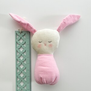 Pink bunny, bunny rag doll, lovie, baby lovie, Bunny doll, baby doll, doll, gnome doll, waldorf doll, bunny Waldorf doll