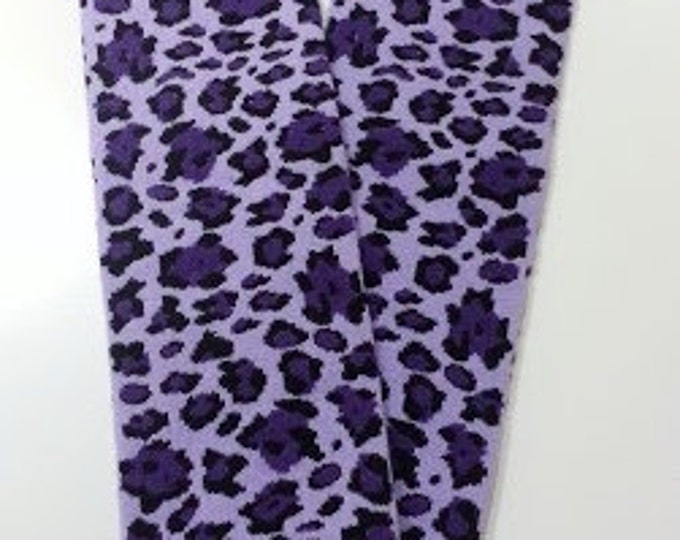 Purple and Lavender Leopard Leg Warmers Etsy