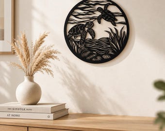 3D Printed Sea Turtle Wall Art