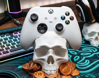 3D Printed Skull & Pirate Treasure Controller Stand