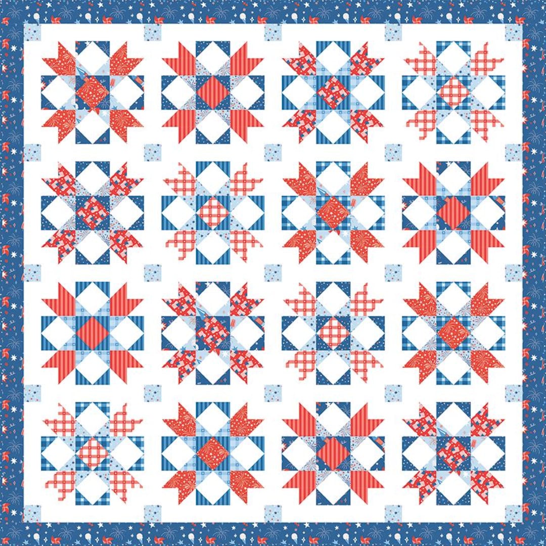 Stargate Pattern Stargaze Quilt Kit Including Fabric and Pattern - Etsy