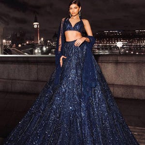 sachin and babi light blue dress Engagement Party – 12th Tribe