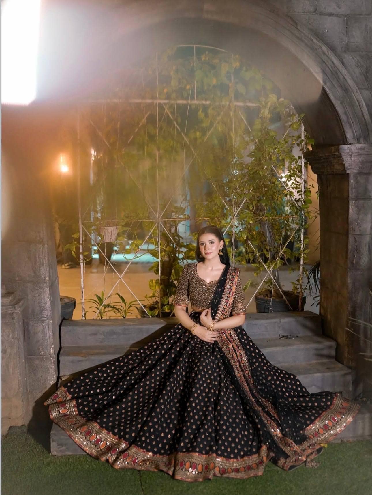 Black and Gold Indian Dress - Etsy New Zealand