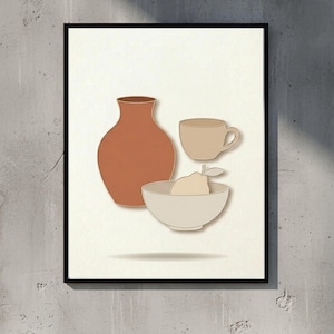 Puede incluir: Un juego de tres tazas de cerámica con acabado mate moteado. Las tazas son de color crema, gris claro y gris oscuro. Cada taza tiene un diseño simple y minimalista.