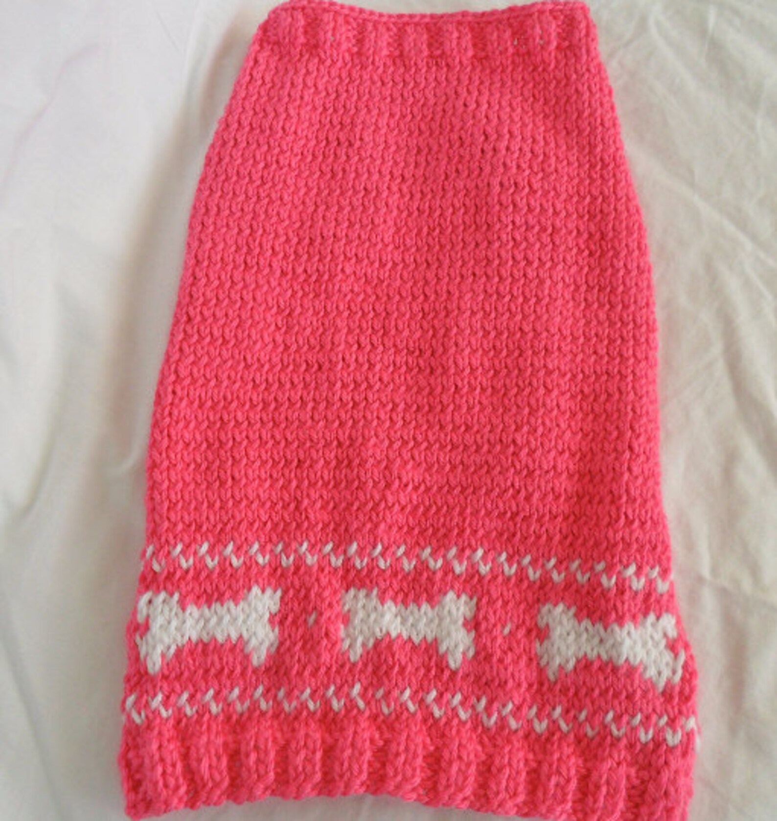 Cute Dog Sweater Knitting Pattern PDF Small Dog Sweater - Etsy