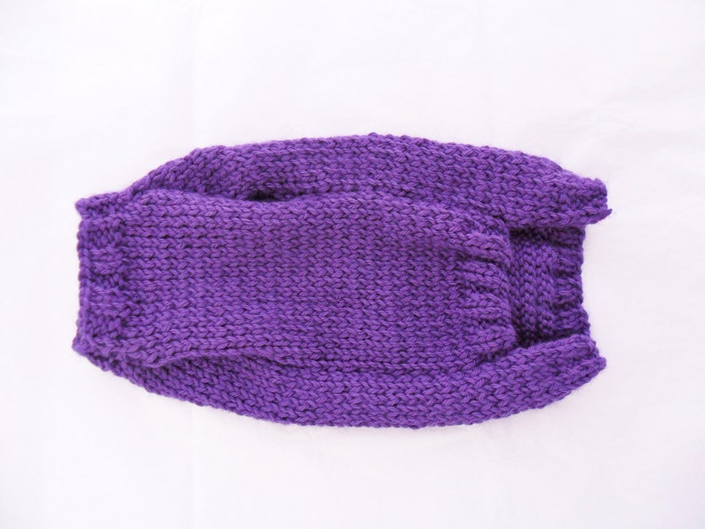 Heart dog sweater knitting pattern PDF, small dog sweater image 4