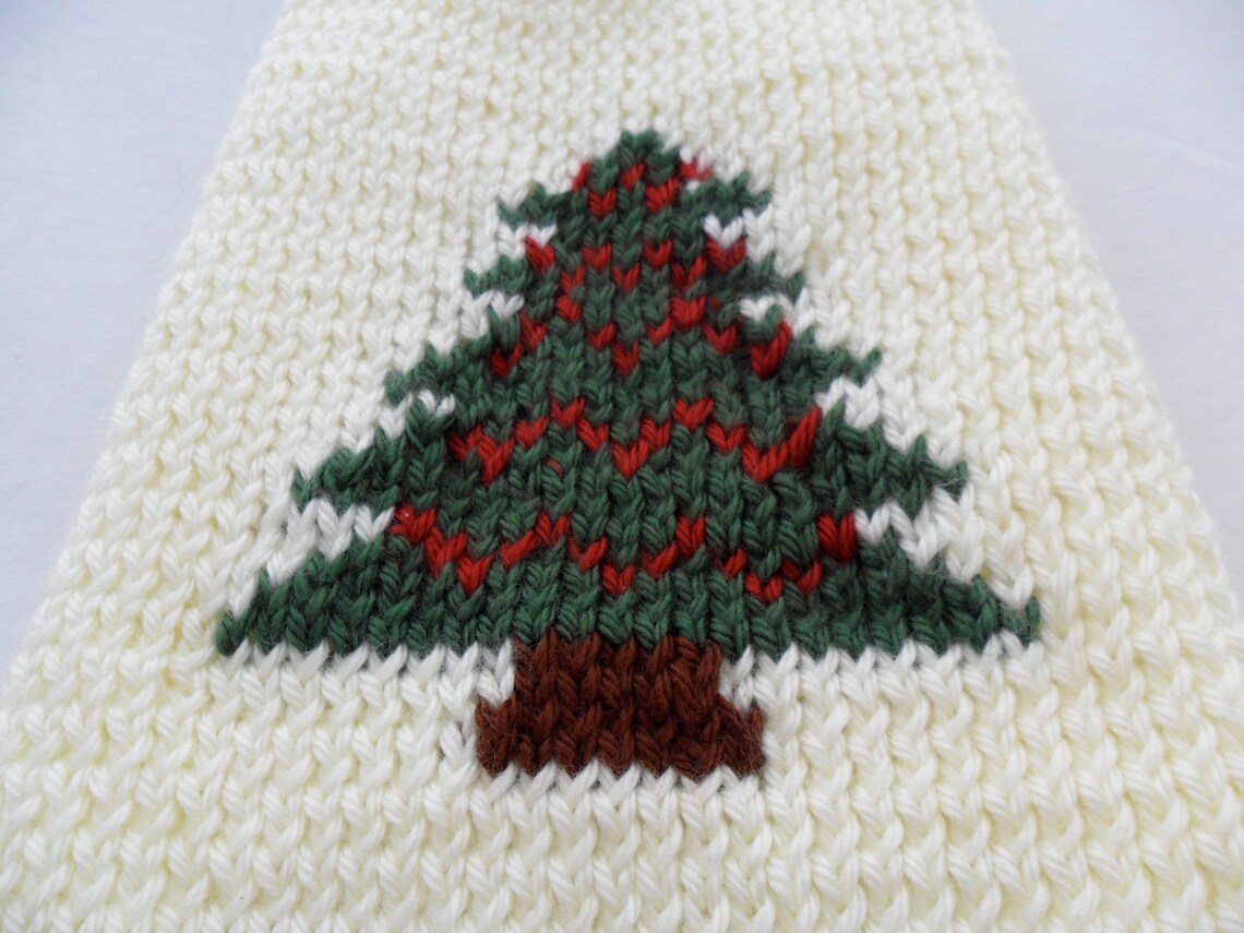 Christmas Dog Sweater Knitting Pattern PDF for Small Dogs Etsy