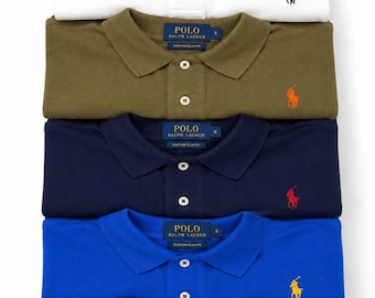 Polo Ralph Lauren Mens Short sleeve premium Cotton Embroidered Polo Shirt