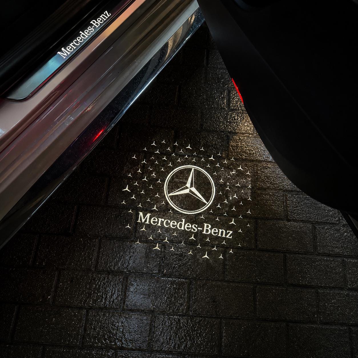 Mercedes door light - Etsy 日本