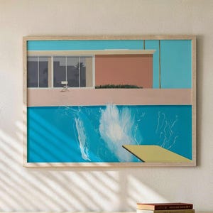 David Hockney a Bigger Splash - Etsy