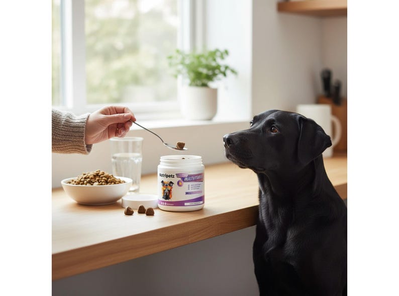 Dog Multivitamins, Pet Chewable Supplements, Supports Brain, Immune, Digestive Health & Skin Coat