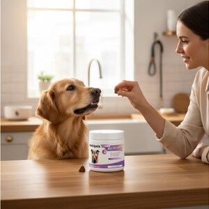 Dog Multivitamins, Pet Chewable Supplements, Supports Brain, Immune, Digestive Health & Skin Coat