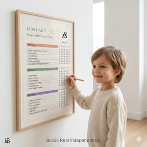 Kids Chore Chart Printable | Behavior Chart for Kids | Morning Routine | Visual Schedule | Summer Weekend Bundle | Instant Download