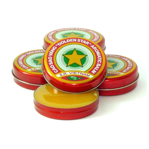 Cao Sao Vang Tiger Balm Golden Star Aromatic Vietnamese Ointment Cream 4 grams, 10 grams , 20 grams