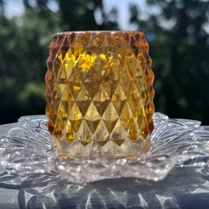 Amber Diamond Point Fairy Lamp - Etsy
