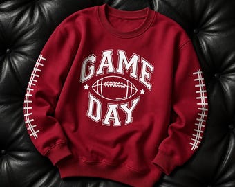 Red Football Sweatshirt