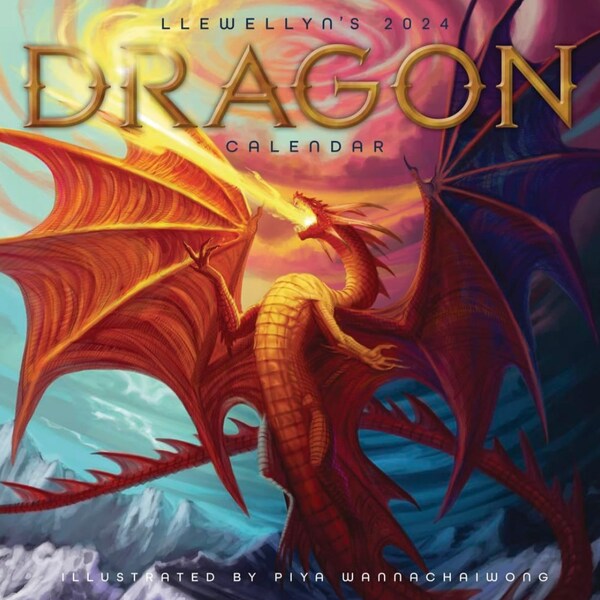 2024 Fantasy Wall Calendar Etsy