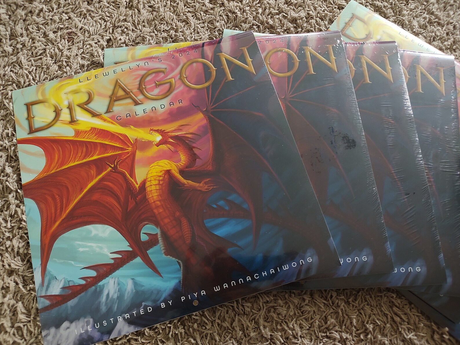 2024 Llewellyn Dragon Calendar, Wall Calendar Etsy