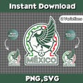 Mexico Soccer Logo SVG PNG | 2 Variations (Digital Download)