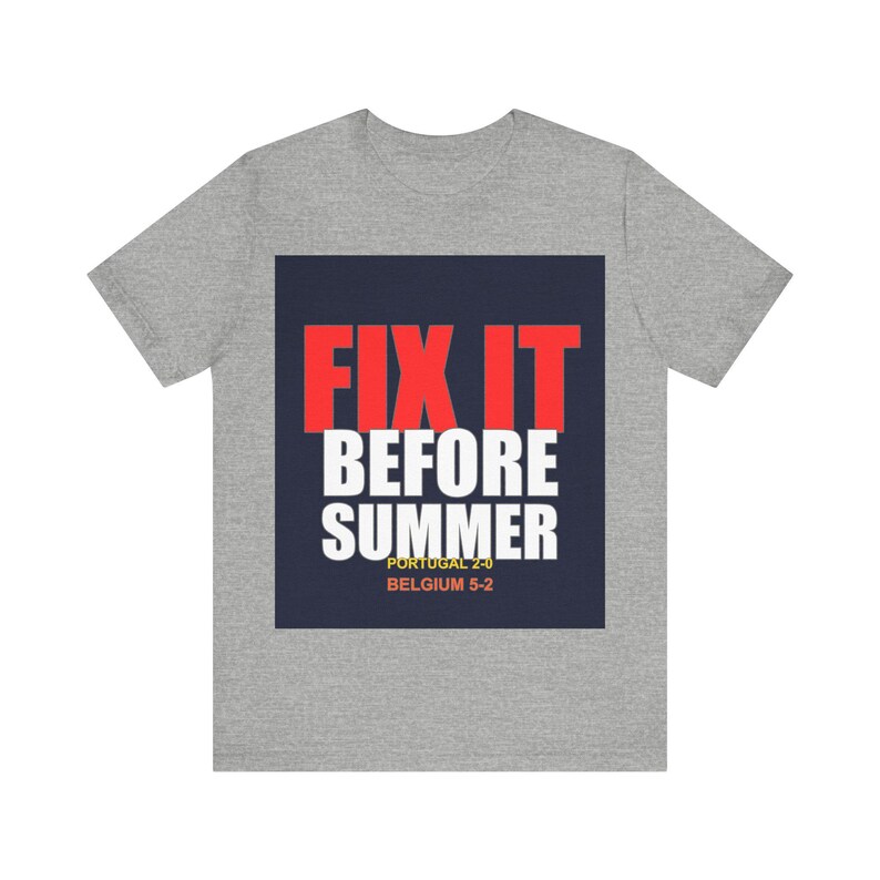 Fix It Before Summer USMNT Fan Frustration 2026 T-Shirt image 3