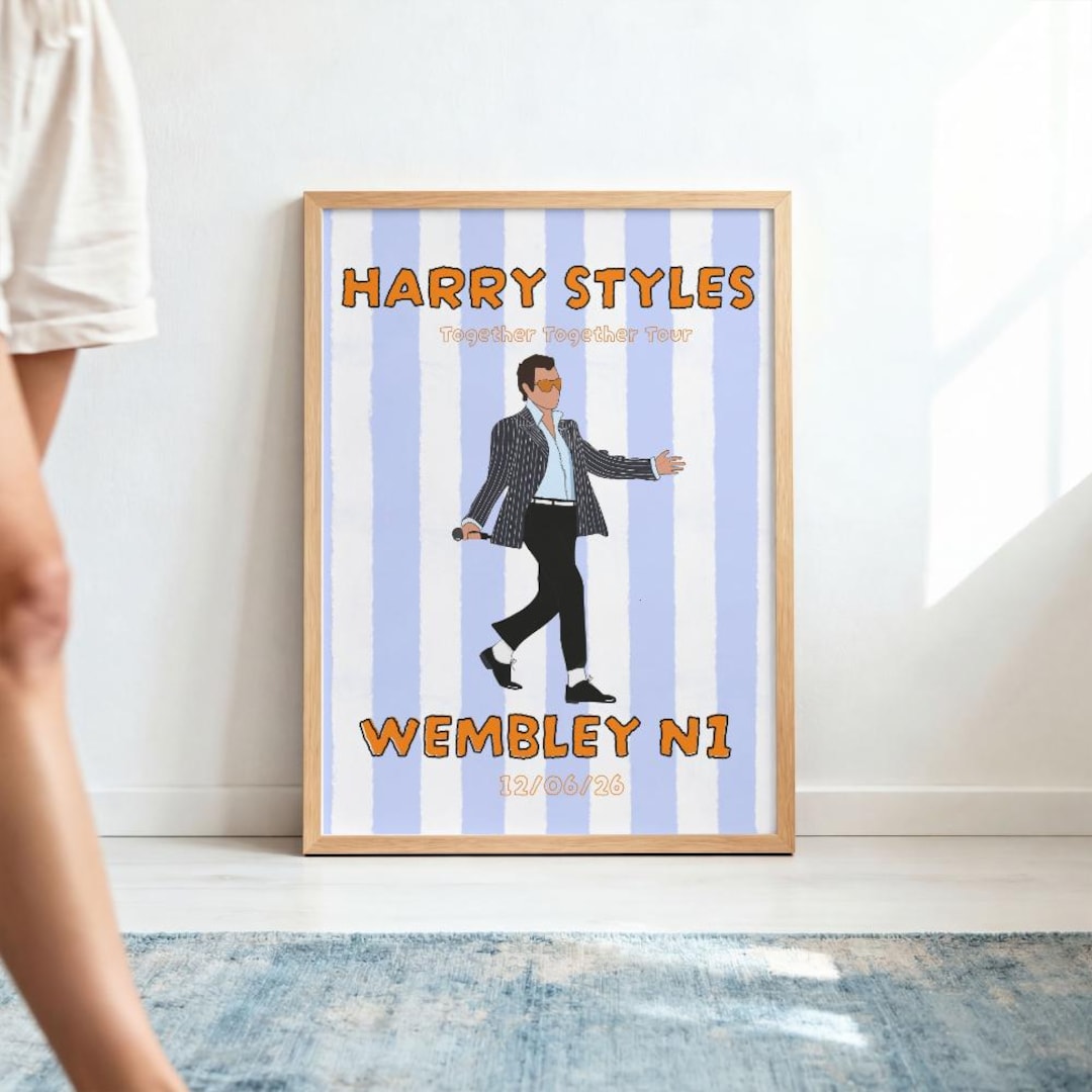 Harry Styles Together Together Tour Poster - Wembley Night 1 - Etsy