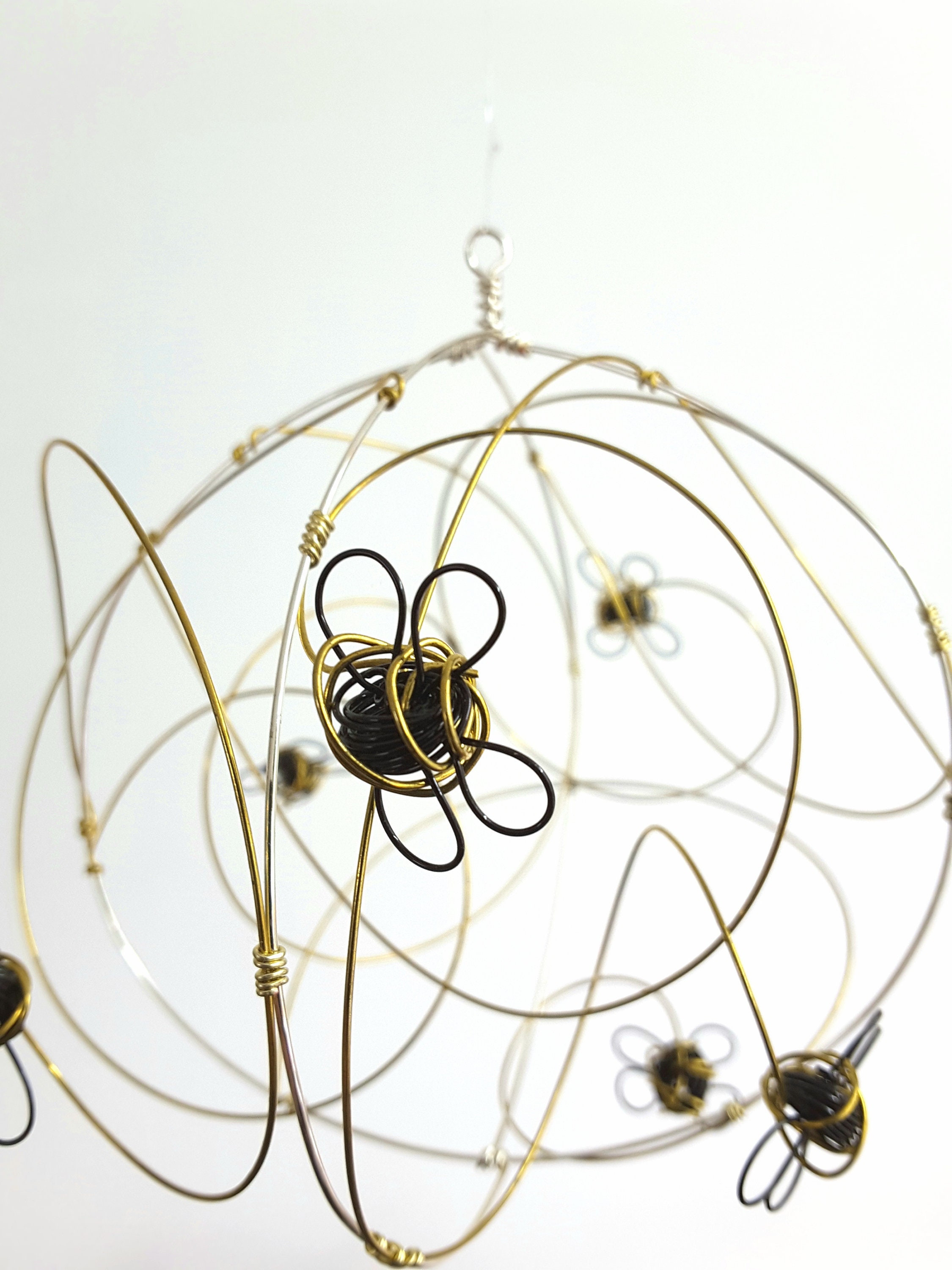 Bee Sculpture Wire Bees Wire Sculpture Wire Bee Art - Etsy