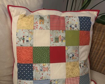 Coussin patchwork Acufactum