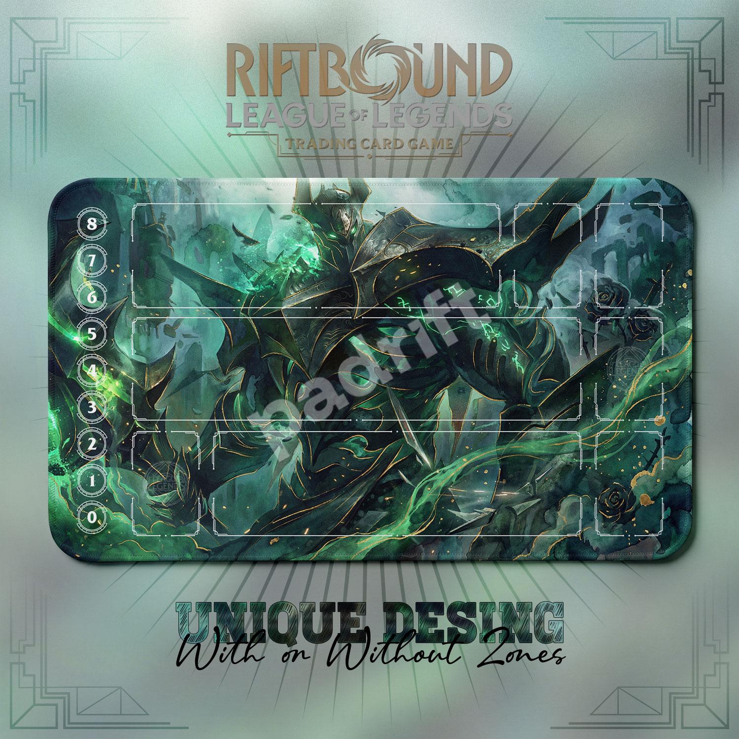 Mordekaiser Iron Revenant TCG Playmat — Riftbound Lol Card Mat