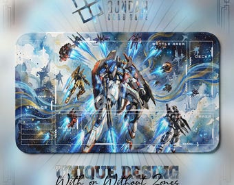 Zeta Gundam UC Cosmic TCG Playmat — Gundam Card Game Mat 24x14 Zones