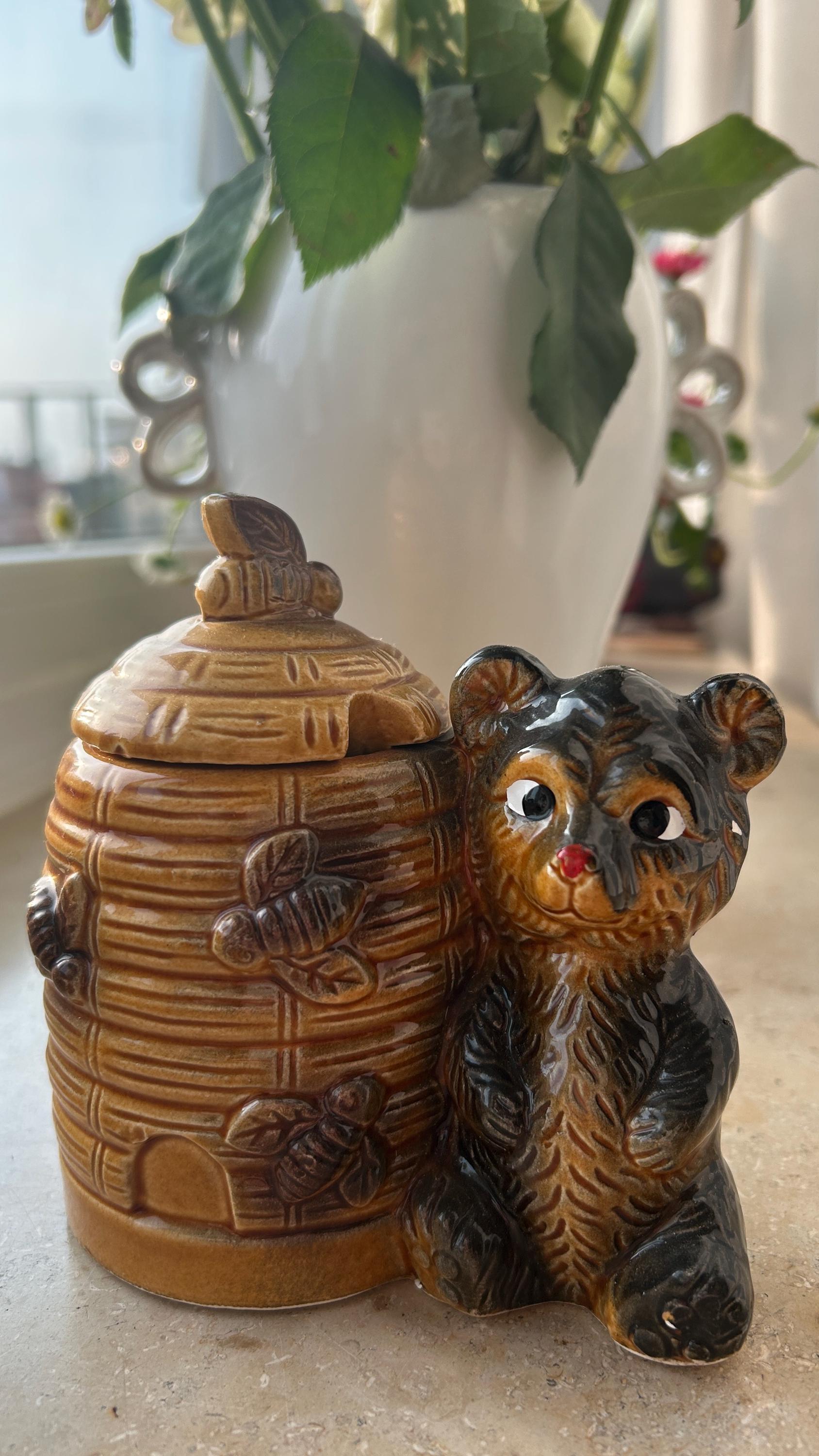 イギリス製　陶器ハニーポット ハニーポット - ビンテージ - Etsy 日本