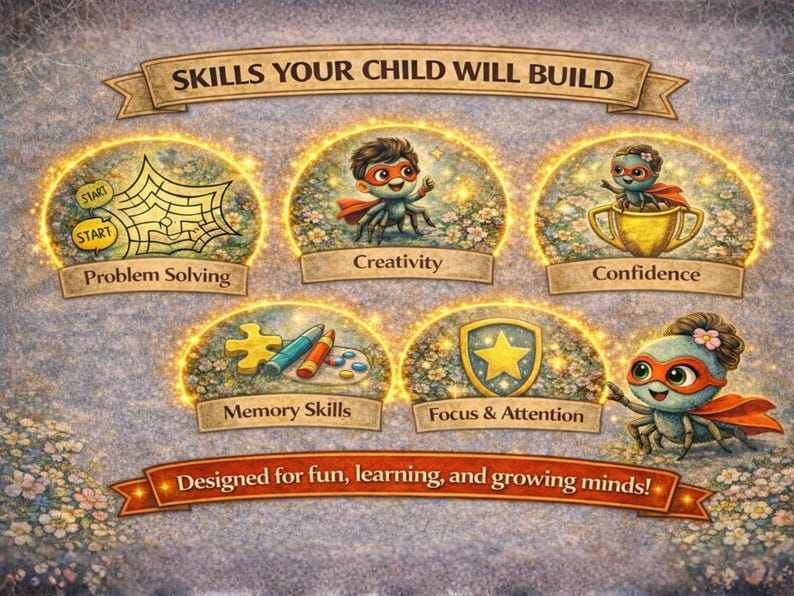 Superhero Learning Superhero Activity Pack Printable, Kids Ages 4-8, Maze, Coloring, Games ...
