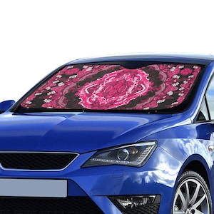Mandala Auto Sonnenblende: Anti-UV Aluminiumfolie (55 x 30 inch)