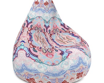 Bean Bag Chair Cover-Original artistic designed Bean Bag Chair Cover- Bean bag to fill- 29x29x53''