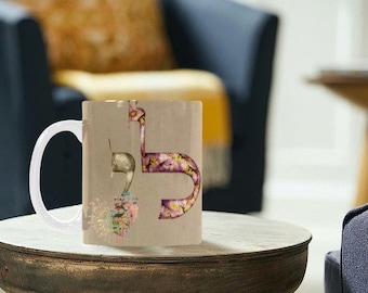 Hebrew name Hebrew letters custom ceramic mug-11oz-made in USA