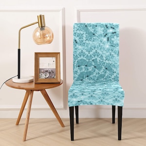 Original  Artistic design Removable Dining Chair Cover-Chair slipcover- Polyester-stretchy fabric-heavy-good quality-custom possible