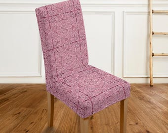 Artistic Dining Chair Cover: Stretch Polyester, Washable Slipcover
