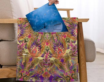 Artistic Sofa Armrest Organizer: Stain-Resistant Couch Caddy